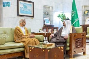 بمناسبة تعيينه حديثًا.. نائب أمير منطقة الرياض يستقبل السفير العُماني لدى المملكة