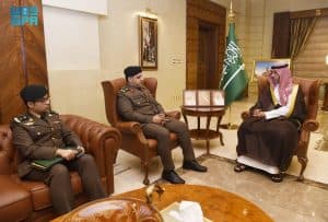 محافظ جدة يستقبل مدير إدارة مكافحة المخدرات بالمحافظة