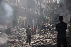 استشهاد 11 فلسطينيًا في قصف الاحتلال الإسرائيلي على قطاع غزة