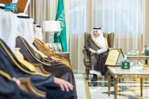 أمير المنطقة الشرقية يستقبل أعضاء مجلس إدارة جمعية نبع لخدمات المياه