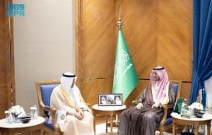 الأمير تركي بن محمد بن فهد يستقبل أمين عام مجلس التعاون لدول الخليج العربية