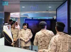 نائب وزير الحرس الوطني يزور مركز القيادة الرئيسي بالوزارة