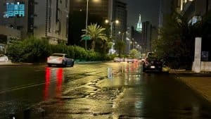 أمطار رعدية على بعض مناطق المملكة