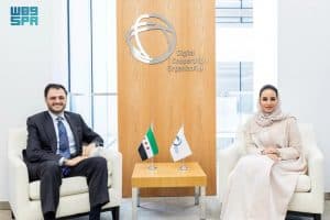 الأمين العام لمنظمة التعاون الرقمي تلتقي وزير الاتصالات السوري