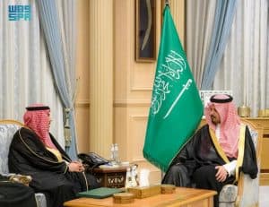 أمير المدينة المنورة يستقبل المدير التنفيذي لفرع القطاع الغربي بـ”وقاية”