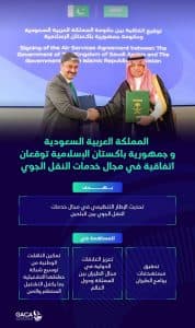 المملكة وباكستان توقّعان اتفاقية في مجال خدمات النقل الجوي