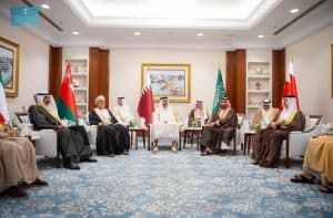 ولي العهد يرأس وفد المملكة المشارك في الدورة الاستثنائية لمجلس التعاون لدول الخليج العربية في الدوحة