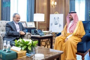 بحثا الموضوعات ذات الاهتمام المشترك.. أمير الحدود الشمالية يلتقي القنصل العام الإيراني بجدة