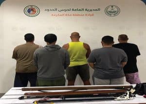 الدوريات الساحلية لحرس الحدود تقبض على 5 مخالفين للوائح الأنشطة البحرية في جدة