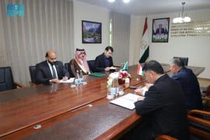 بحثا عددًا من الموضوعات ذات الاهتمام المشترك.. سفير المملكة لدى طاجيكستان يلتقي رئيس لجنة الطوارئ والدفاع المدني