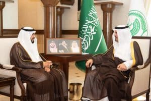 بمناسبة تعيينه حديثًا.. نائب أمير مكة المكرمة يستقبل مدير فرع وزارة البيئة بالمنطقة