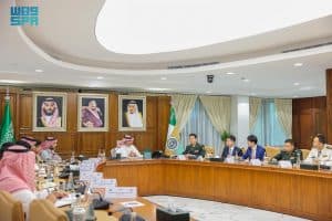 نائب وزير الحرس الوطني يستقبل مسؤولًا في هيئة تطوير المعدات بجيش التحرير الصيني