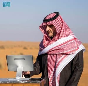 وزير الداخلية يدشّن المشتل المركزي ومحطة أبحاث وإنتاج البذور البرية بمحمية “الملك سلمان”