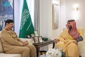 بمناسبة تعيينه حديثا.. نائب أمير الجوف يستقبل قائد حرس الحدود بالمنطقة