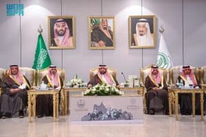 أمير جازان ونائبه يشاركان منسوبي الإمارة الإفطار الرمضاني السنوي