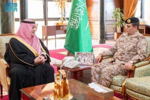 بمناسبة تكليفه حديثا.. أمير تبوك يستقبل قائد المنطقة الشمالية الغربية
