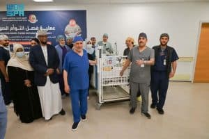 نجاح فصل التوأم الملتصق الصومالي “رحمة و رملا”