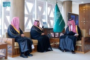 محافظ الدرعية يستقبل مدير فرع هيئة الأمر بالمعروف والنهي عن المنكر بالمحافظة وعددًا من منسوبيه
