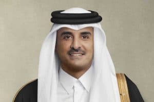 أمير قطر يتلقى اتصالًا هاتفيًا من الرئيس المصري