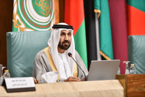 رئيس البرلمان العربي يجدد إدانته لاستمرار الاعتداءات الإيرانية السافرة على الدول العربية