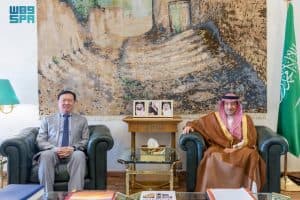 نائب وزير الخارجية يستقبل سفير الصين لدى المملكة