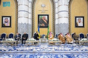 رئيس جمهورية أوكرانيا يصل إلى جدة