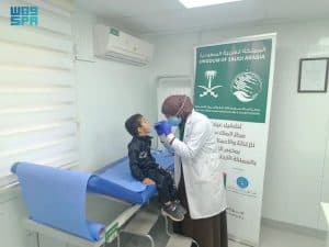 عيادات مركز الملك سلمان للإغاثة تقدّم خدماتها لـ (6.905) حالات في مخيم الزعتري