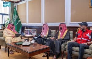 اطلع على تقريرها السنوي لعام 2025.. نائب أمير تبوك يستقبل مدير فرع هيئة الهلال الأحمر بالمنطقة