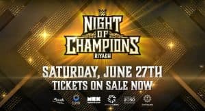 إطلاق تذاكر عرضWWE®️ NIGHT OF CHAMPIONS في الرياض يونيو المقبل على منصة WEBOOK