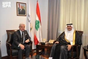 بحثا العلاقات الثنائية وسبل تعزيز التعاون.. وزير الصناعة اللبناني يستقبل سفير المملكة لدى لبنان