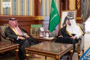نائب أمير المدينة المنورة يستقبل مدير فرع وزارة الصناعة والثروة المعدنية بالمنطقة