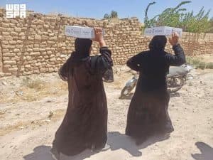 “اغاثي الملك سلمان” يوزع 3300 كرتون تمر في سوريا