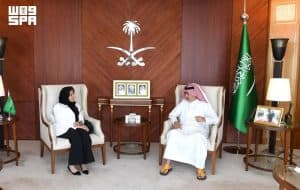 سفير المملكة لدى مصر يلتقي المديرة التنفيذية لمنظمة تنمية المرأة