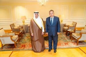 أمين عام مجلس التعاون يبحث مع أمين عام جامعة الدول العربية العمل العربي المشترك