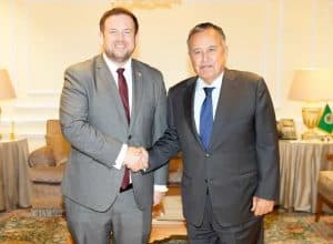نبيل فهمي يلتقي وزير الدولة البريطاني لشؤون الشرق الأوسط وشمال أفريقيا