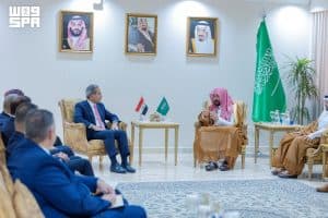 وزير العدل يلتقي رئيس مجلس القضاء الأعلى العراقي