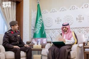 نائب أمير الشرقية يستقبل قائد القوة الخاصة للأمن البيئي بالمنطقة
