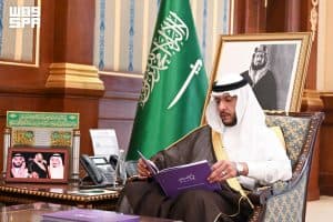 نائب أمير المدينة المنورة يستقبل رئيس مجلس إدارة جمعية التنمية الأسرية