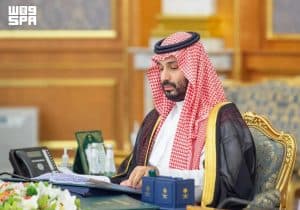 سمو ولي العهد يرأس جلسة مجلس الوزراء