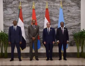 قادة مصر والسودان وإريتريا والصومال يبحثون تطورات الأوضاع في القرن الأفريقي